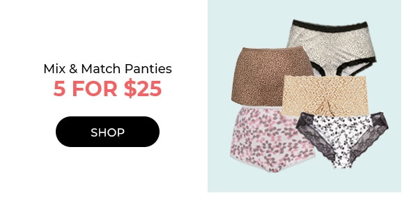 Shop Panties 5/$25