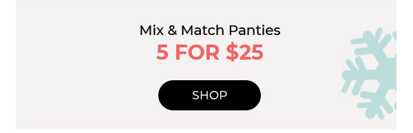 Shop Panties 5/$25