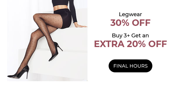 Shop Legwear 30% Off,  Buy 3+ Get an Extra 20% Off