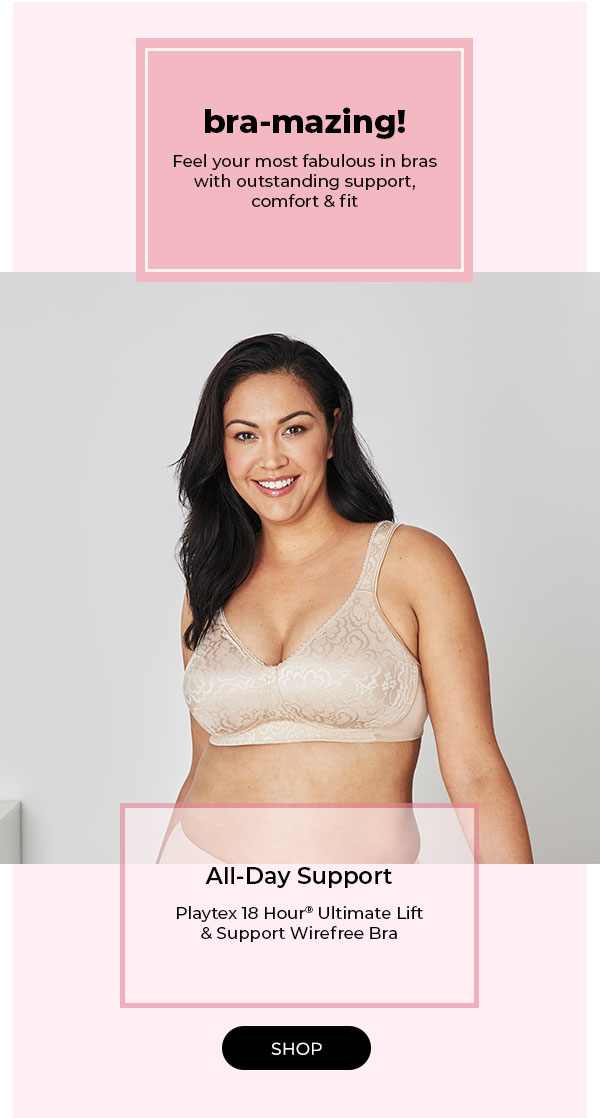 Shop Playtex 18 Hour Ultimate Lift & Support Wirefree Bra
