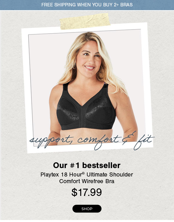 Our #1 Playtex Bra Is Now $17.99 - One Hanes Place